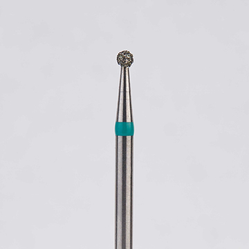 Алмазный бор турбинный стоматологический 876.315.001.011.014 «Шар» зеленая насечка d=1,4 мм (5 шт) 0