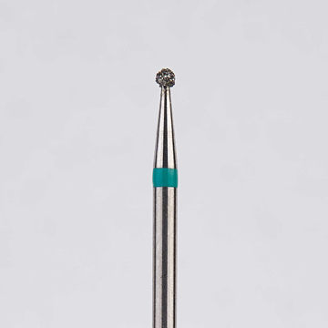 Алмазный бор турбинный стоматологический 876.315.001.009.012 «Шар» зеленая насечка d=1,2 мм (5 шт) 0