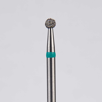 Алмазный бор турбинный стоматологический 876.314.001.015.018 «Шар» зеленая насечка d=1,8 мм (5 шт) 0