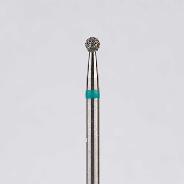 Алмазный бор турбинный стоматологический 876.314.001.013.016 «Шар» зеленая насечка d=1,6 мм (5 шт) 0