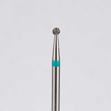 Алмазный бор турбинный стоматологический 876.314.001.011.014 «Шар» зеленая насечка d=1,4 мм (5 шт) 0