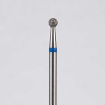 Алмазный бор турбинный стоматологический 866.316.001.015.018 «Шар» синяя насечка d=1,8 мм (5 шт)