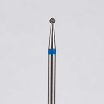 Алмазный бор турбинный стоматологический 866.316.001.009.012 «Шар» синяя насечка d=1,2 мм (5 шт)