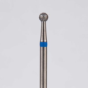 Алмазный бор турбинный стоматологический 866.315.001.018.021 «Шар» синяя насечка d=2,1 мм (5 шт) 0