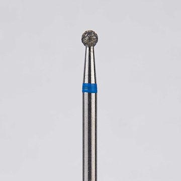 Алмазный бор турбинный стоматологический 866.315.001.015.018 «Шар» синяя насечка d=1,8 мм (5 шт) 0