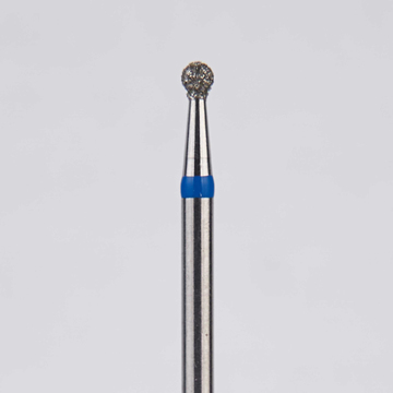 Алмазный бор турбинный стоматологический 866.315.001.013.016 «Шар» синяя насечка d=1,6 мм (5 шт) 0