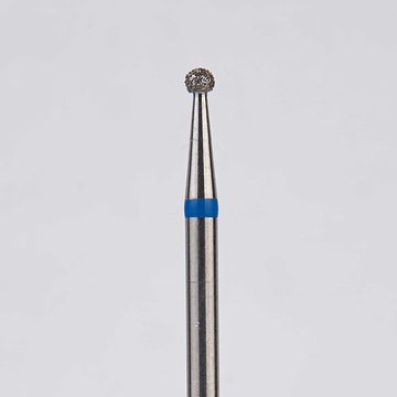 Алмазный бор турбинный стоматологический 866.315.001.011.014 «Шар» синяя насечка d=1,4 мм (5 шт) 0