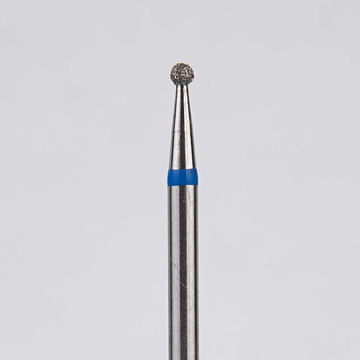 Алмазный бор турбинный стоматологический 866.315.001.009.012 «Шар» синяя насечка d=1,2 мм (5 шт) 0