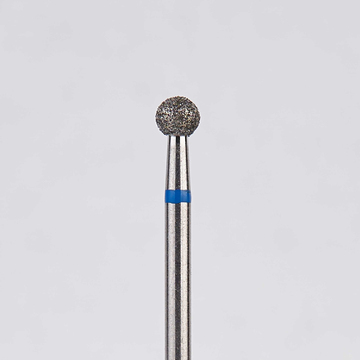 Алмазный бор турбинный стоматологический 866.314.001.024.027 «Шар» синяя насечка d=2,7 мм (5 шт) 0