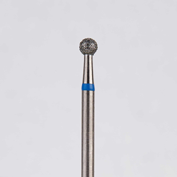Алмазный бор турбинный стоматологический 866.314.001.020.023 «Шар» синяя насечка d=2,3 мм (5 шт) 0