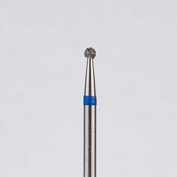 Алмазный бор турбинный стоматологический 866.314.001.011.014 «Шар» синяя насечка d=1,4 мм (5 шт) 0