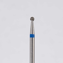 Алмазный бор турбинный стоматологический 866.314.001.011.014 «Шар» синяя насечка d=1,4 мм (5 шт)