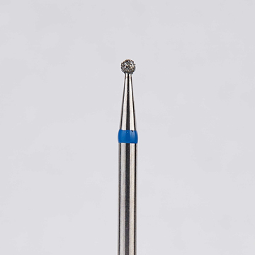 Алмазный бор турбинный стоматологический 866.314.001.009.012 «Шар» синяя насечка d=1,2 мм (5 шт) 0