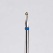 Алмазный бор турбинный стоматологический 866.314.001.009.012 «Шар» синяя насечка d=1,2 мм (5 шт)