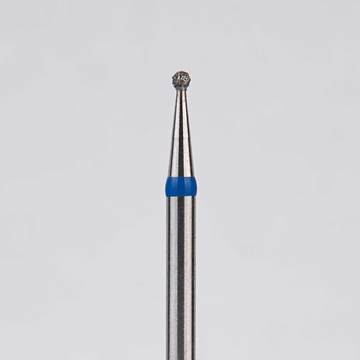 Алмазный бор турбинный стоматологический 866.314.001.007.010 «Шар» синяя насечка d=1 мм (5 шт) 0