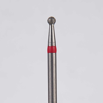 Алмазный бор турбинный стоматологический 856.315.001.011.014 «Шар» красная насечка d=1,4 мм (5 шт)