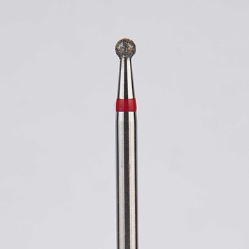 Алмазный бор турбинный стоматологический 856.314.001.011.014 «Шар» красная насечка d=1 мм (5 шт) 0